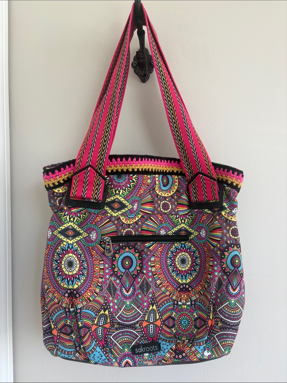 Sakroots Culver Tote "Rainbow Wanderlust